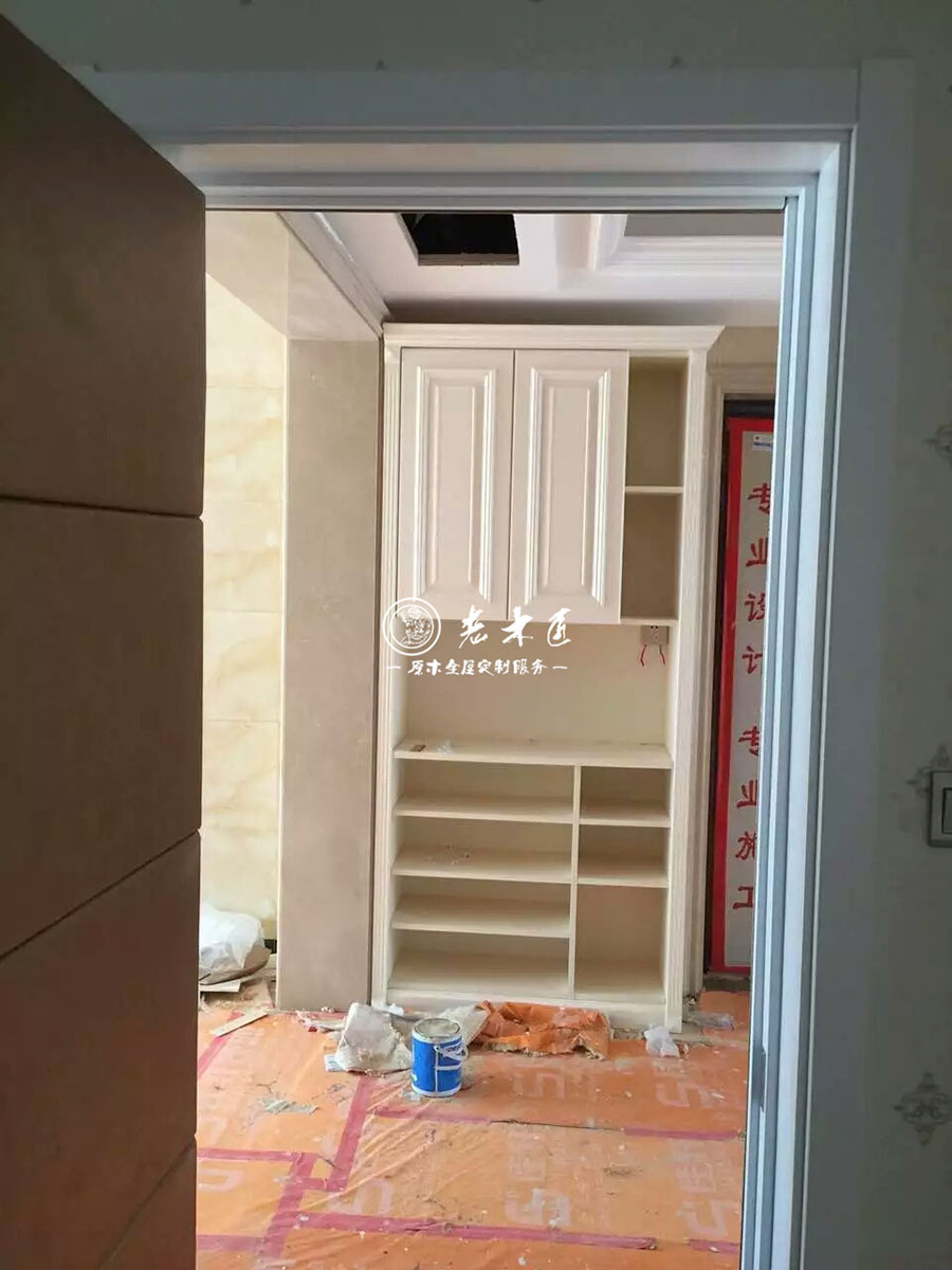 歐式白色家居裝修定制效果圖