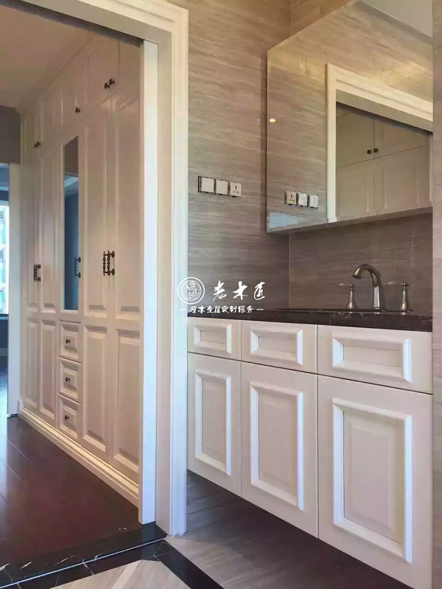 歐式白色家居裝修定制效果圖