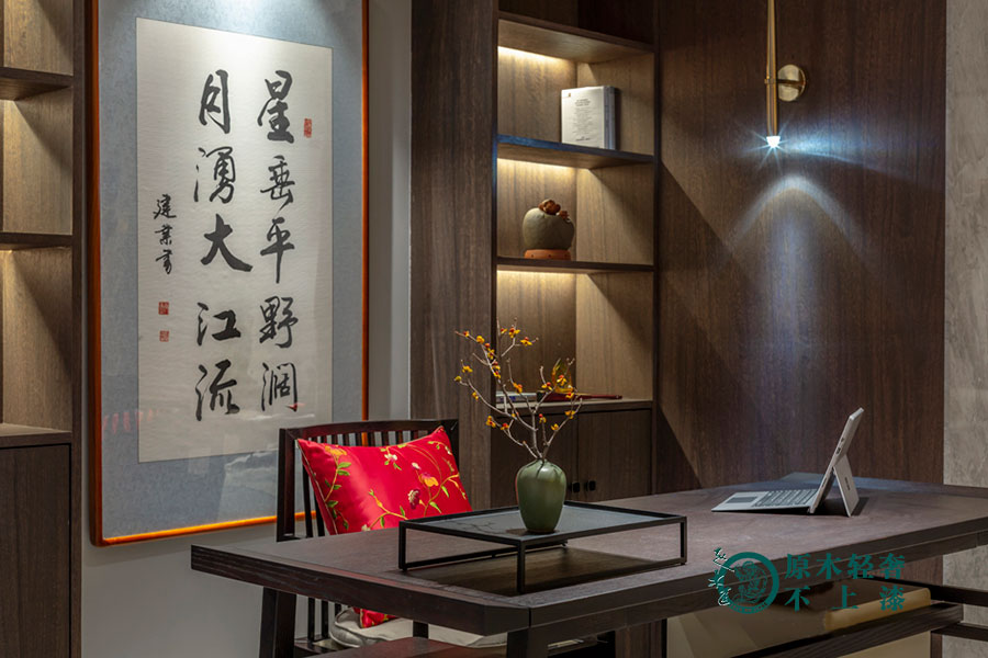 新中式原木輕奢定制效果圖