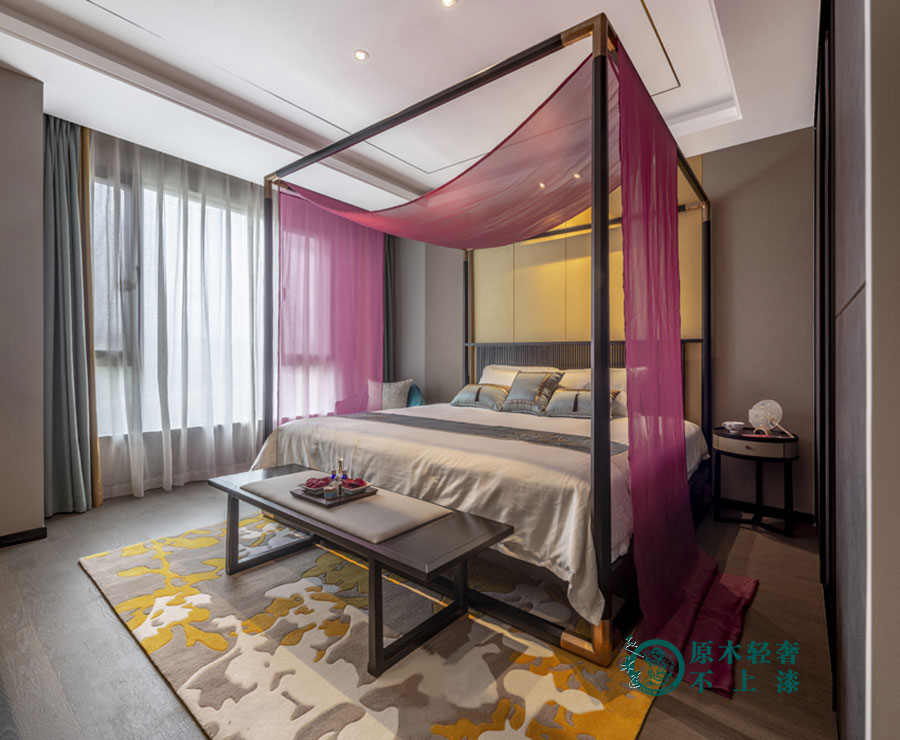 新中式原木輕奢定制效果圖