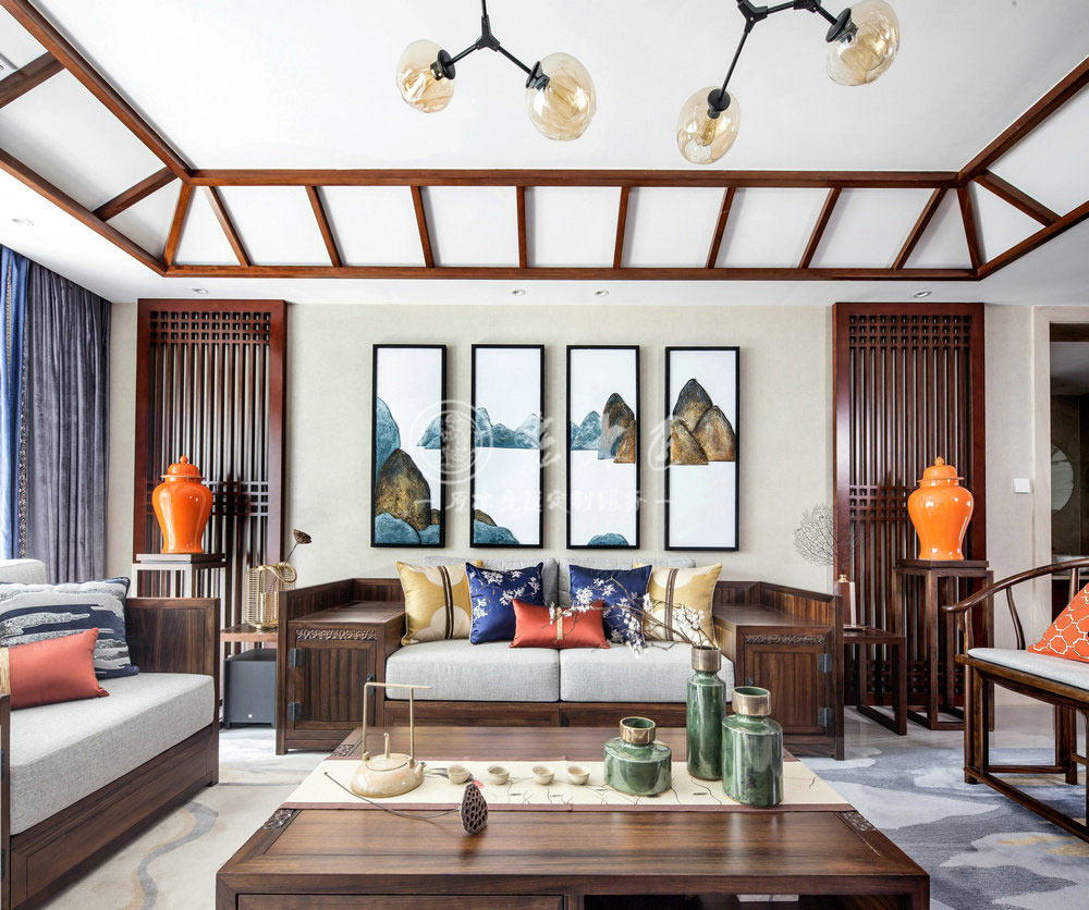 中式原木全屋定制