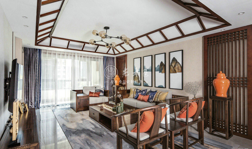 中式原木全屋定制