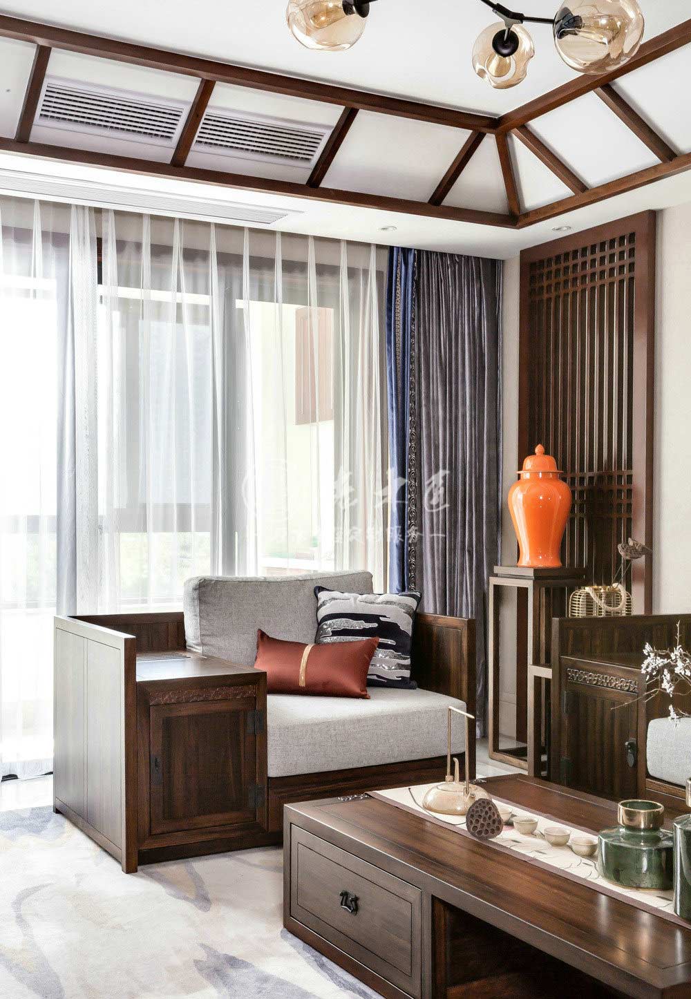 中式原木全屋定制