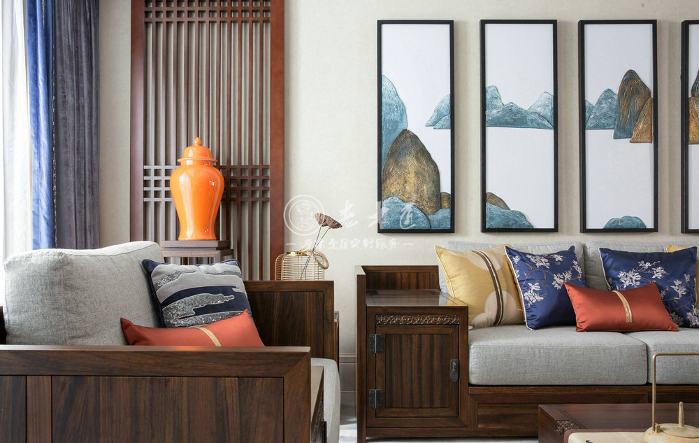 中式原木全屋定制