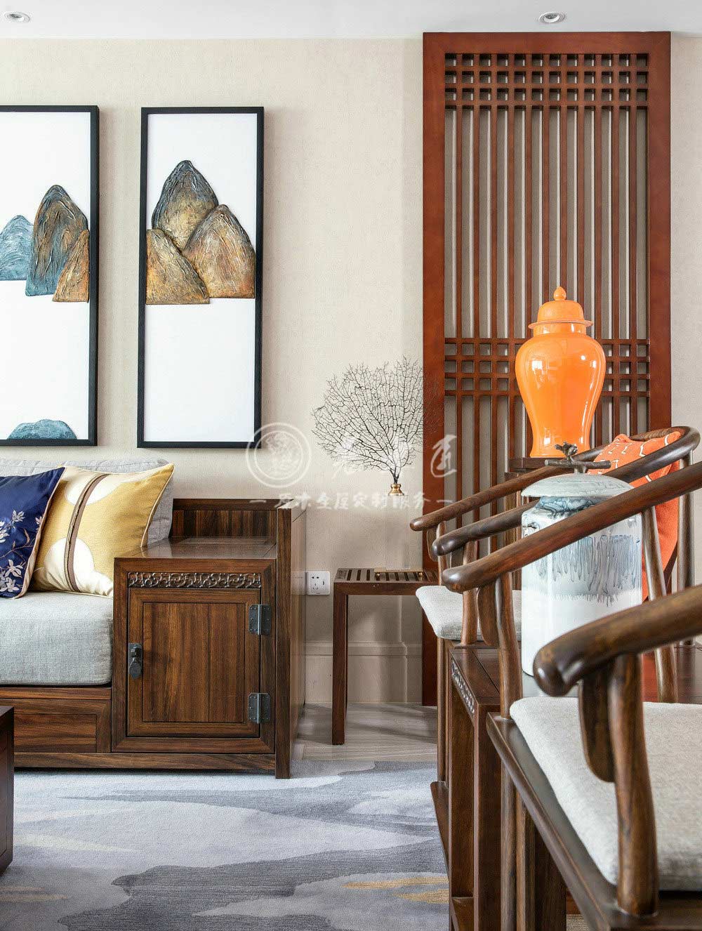 中式原木全屋定制