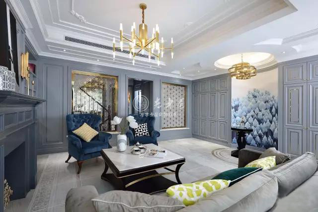 高級灰美式原木家居