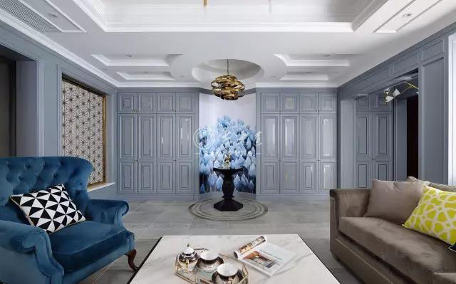 高級灰美式原木家居