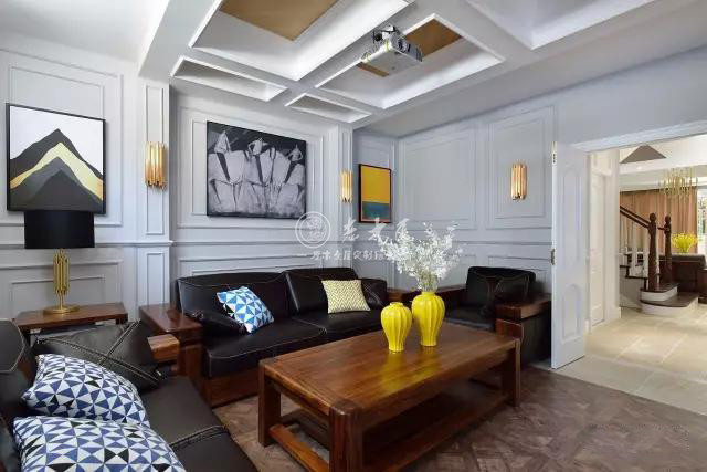 高級灰美式原木家居