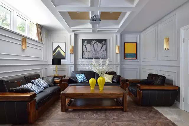 高級灰美式原木家居