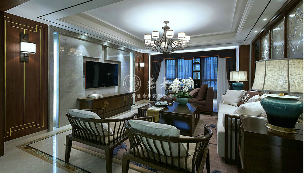 現代新中式原木全屋定制