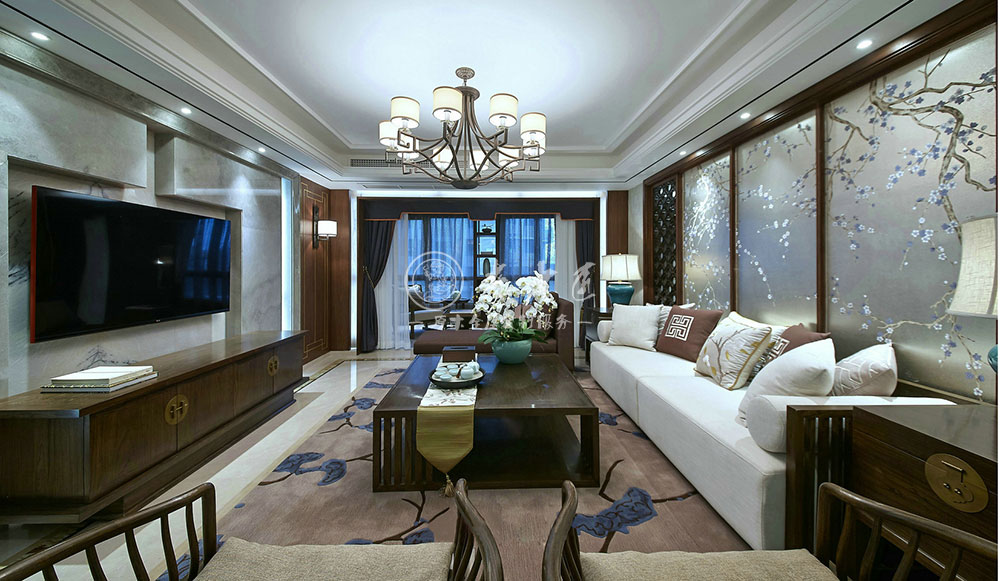 現代新中式原木全屋定制