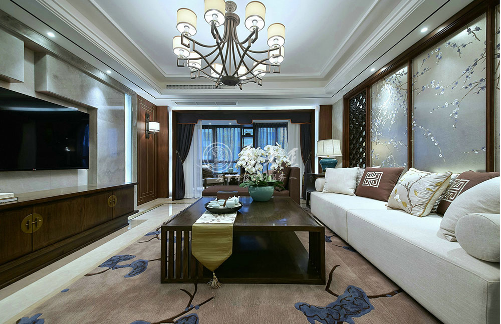 現代新中式原木全屋定制