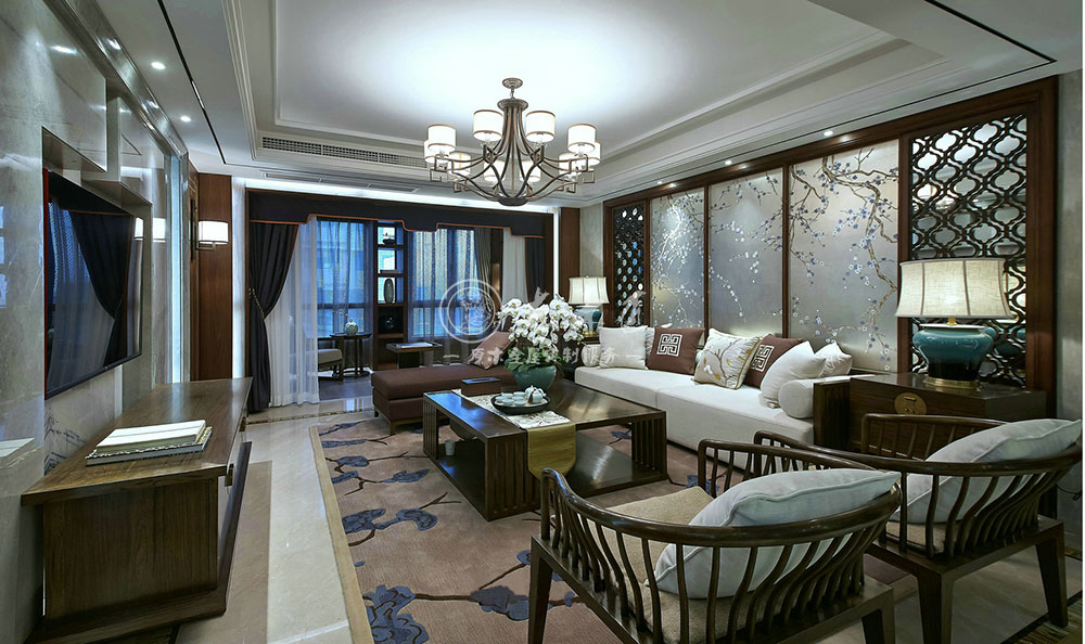 現代新中式原木全屋定制