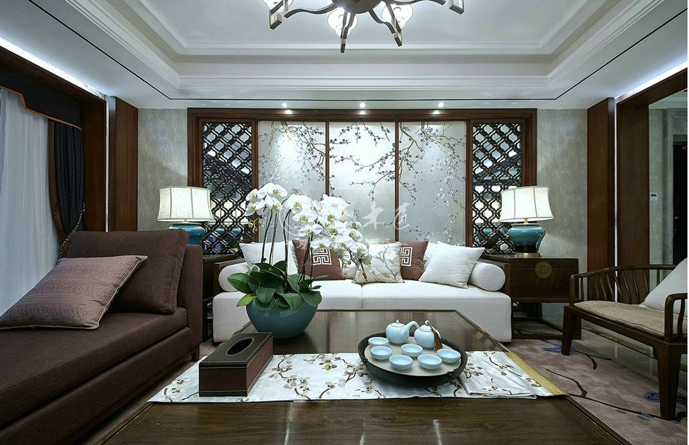 現代新中式原木全屋定制