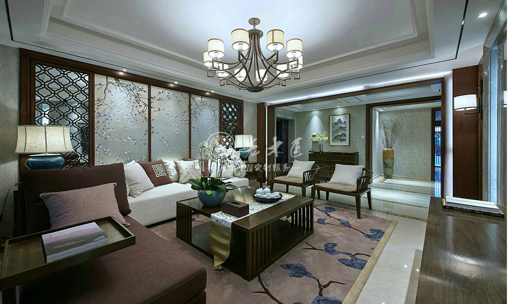 現代新中式原木全屋定制