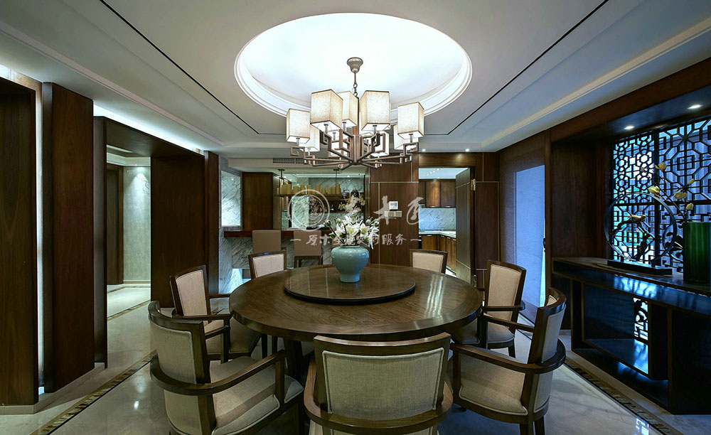 現代新中式原木全屋定制