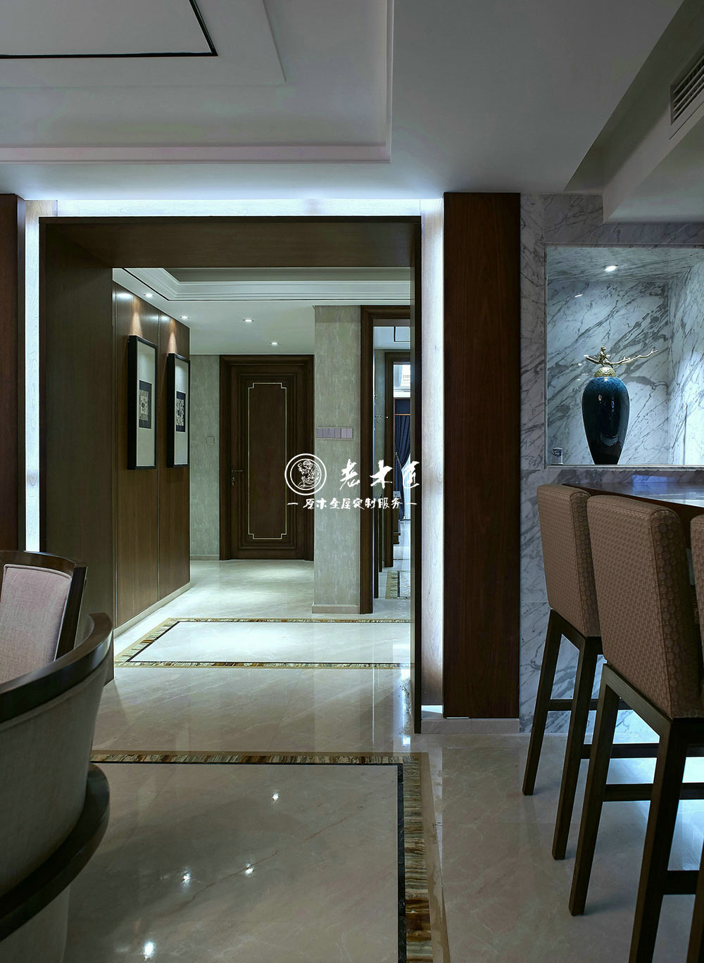 現代新中式原木全屋定制