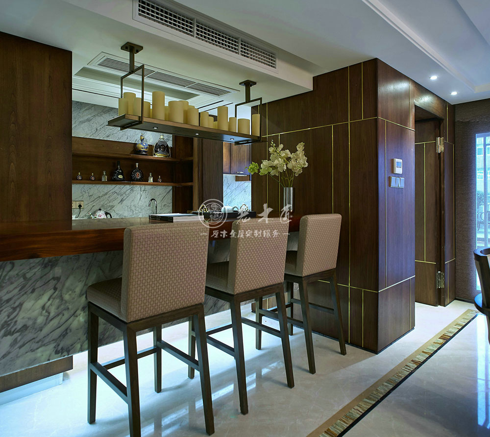 現代新中式原木全屋定制