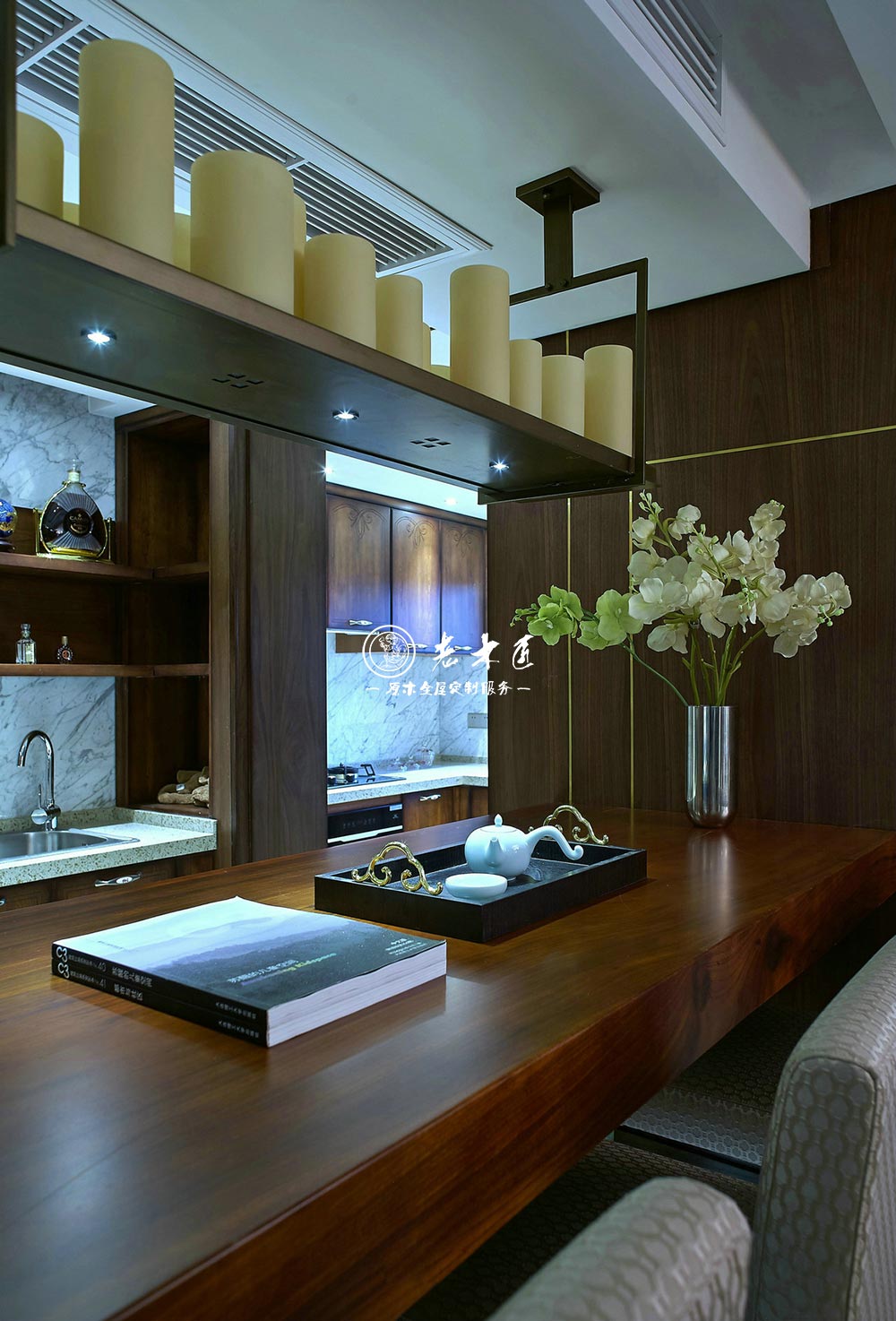 現代新中式原木全屋定制