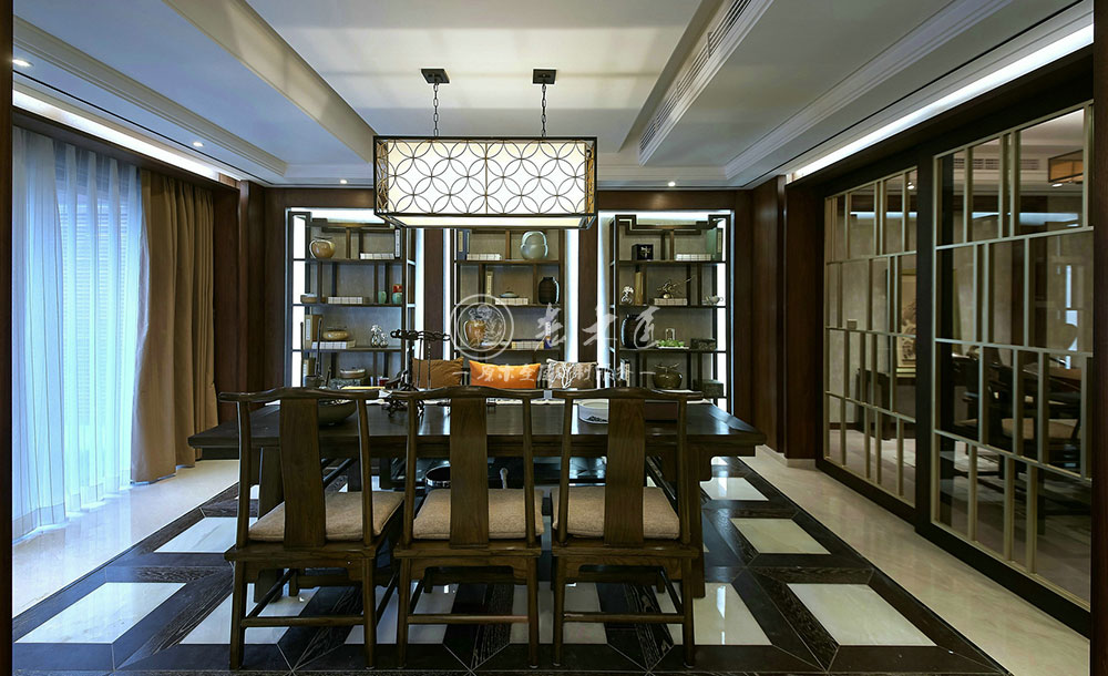 現代新中式原木全屋定制