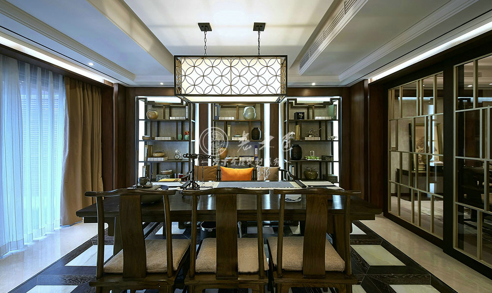 現代新中式原木全屋定制
