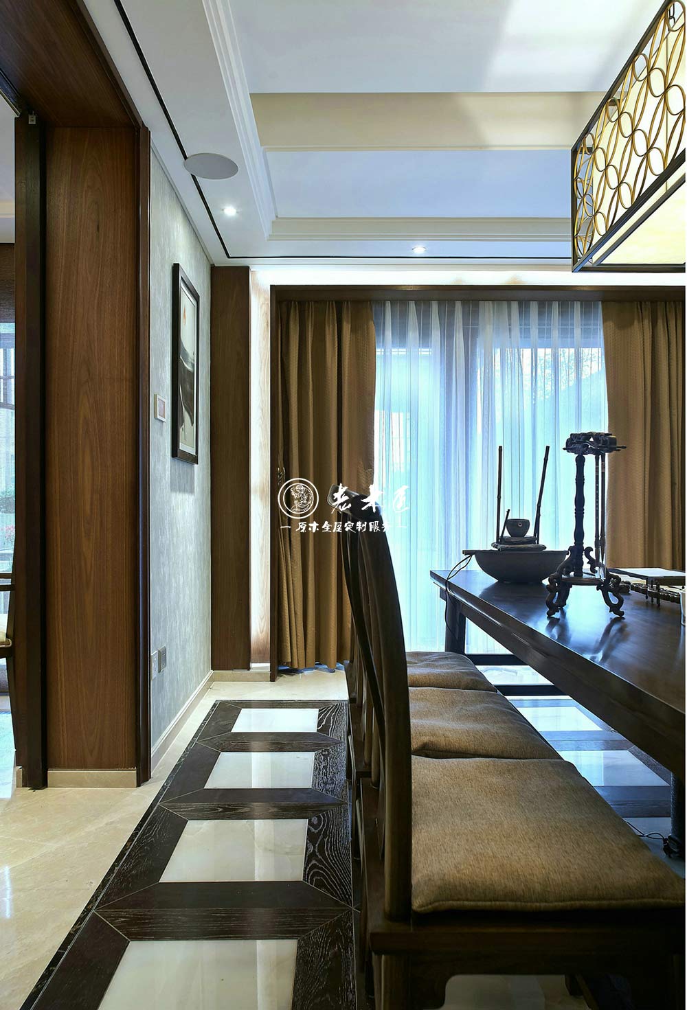 現代新中式原木全屋定制