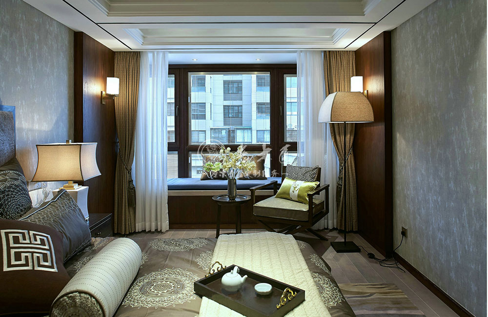 現代新中式原木全屋定制