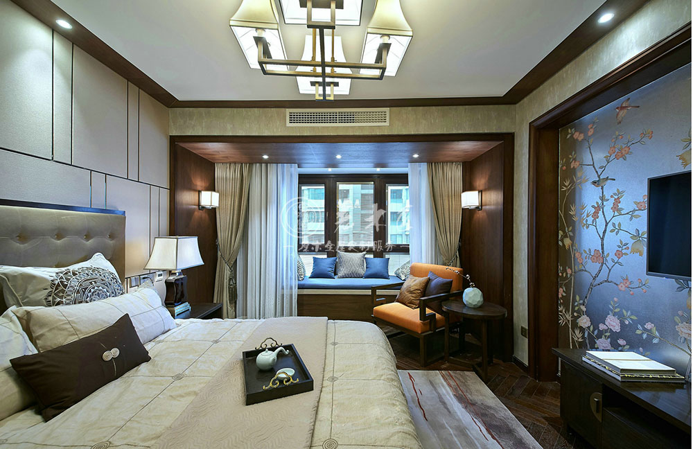 現代新中式原木全屋定制