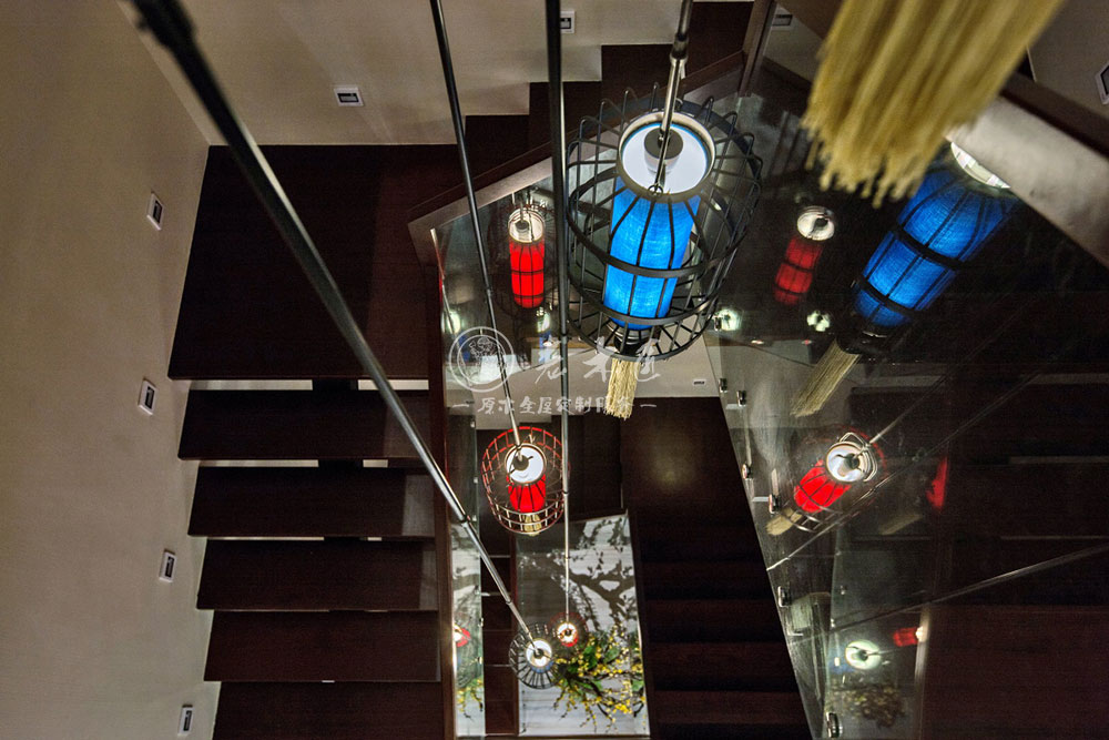 新中式原木家居效果圖