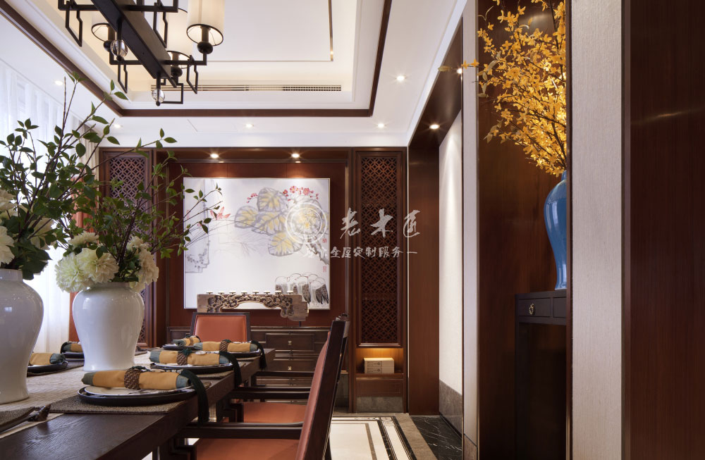 新中式原木全屋定制