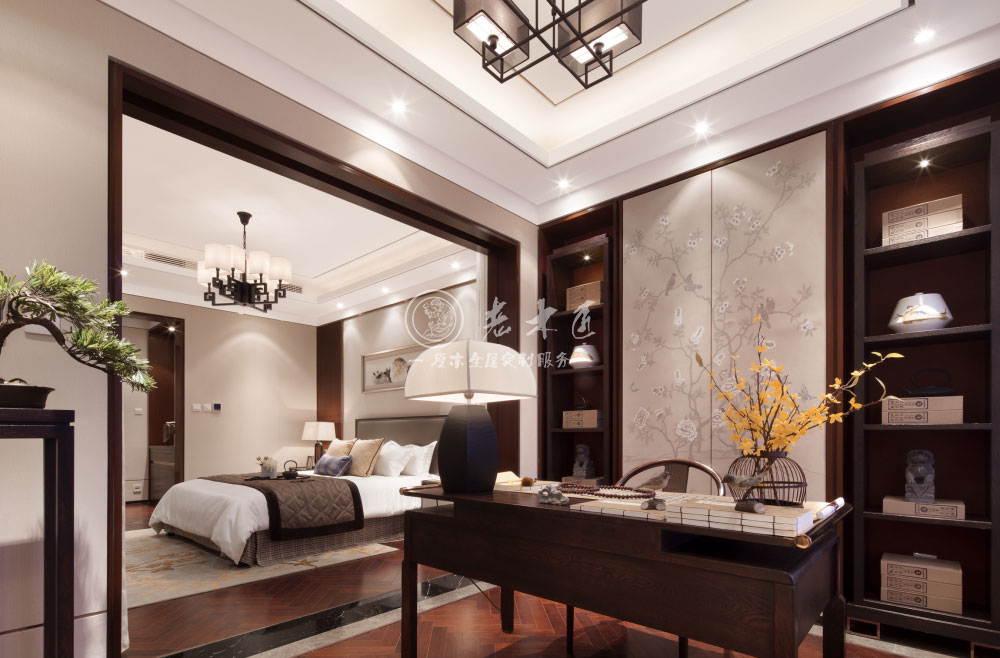 新中式原木全屋定制