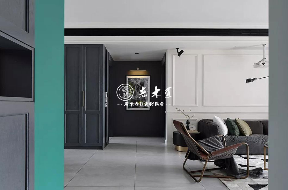 高級灰簡約原木家居