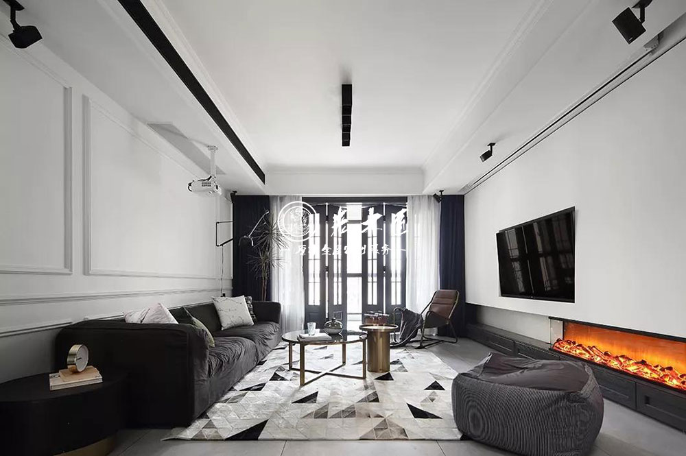 高級灰簡約原木家居