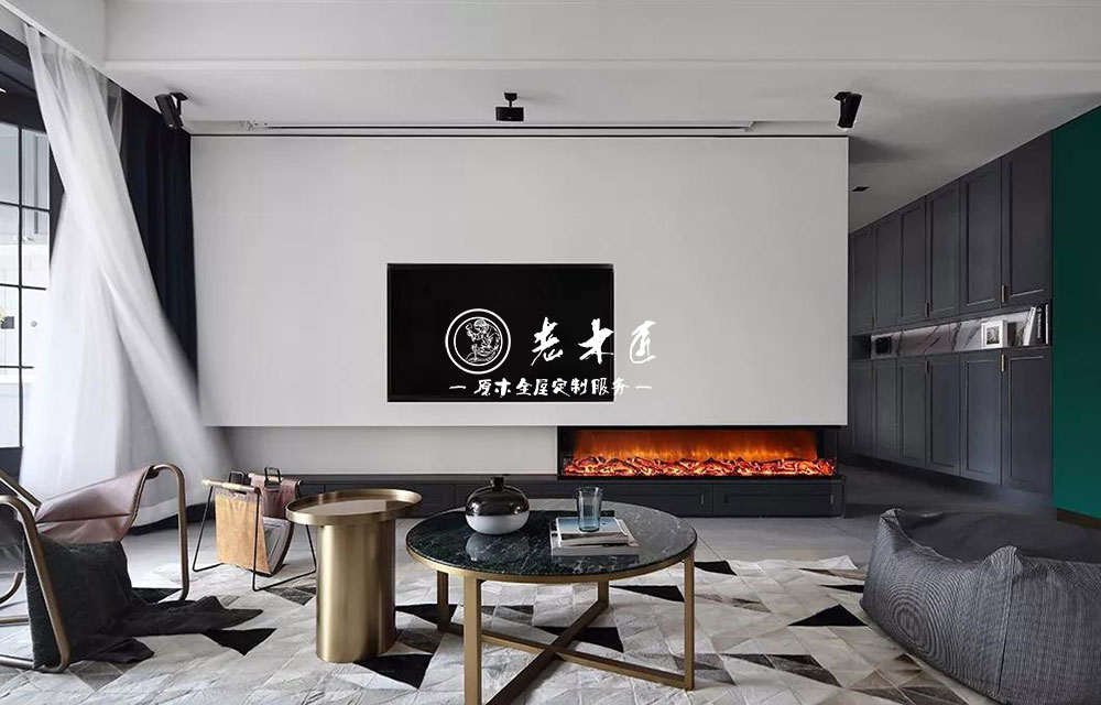 高級灰簡約原木家居