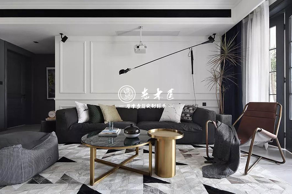 高級灰簡約原木家居