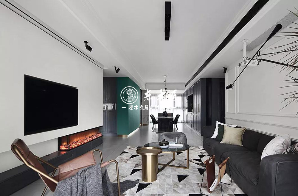 高級灰簡約原木家居