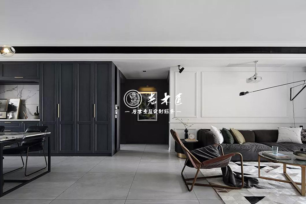 高級灰簡約原木家居