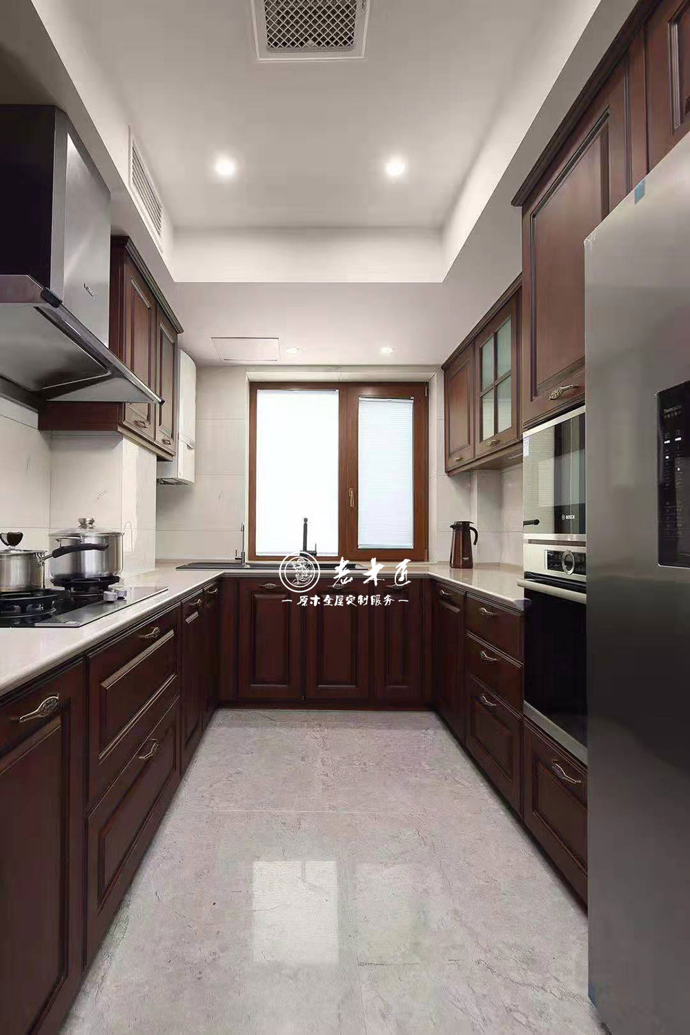 新中式風(fēng)格大平層原木家裝