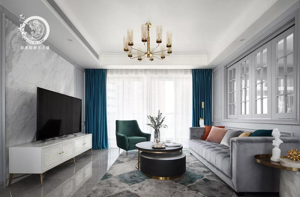 極簡(jiǎn)輕奢客廳