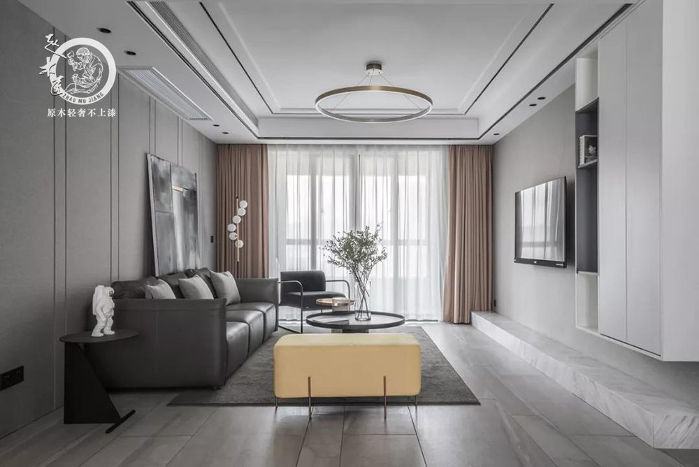 極簡(jiǎn)輕奢客廳