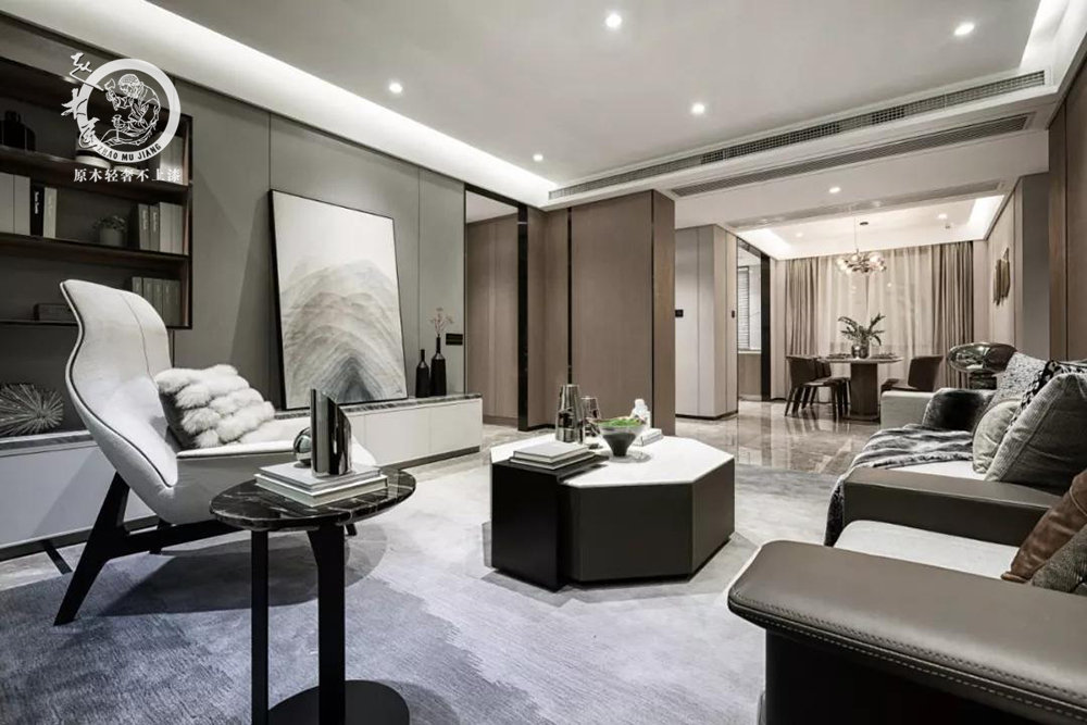 極簡(jiǎn)輕奢客廳