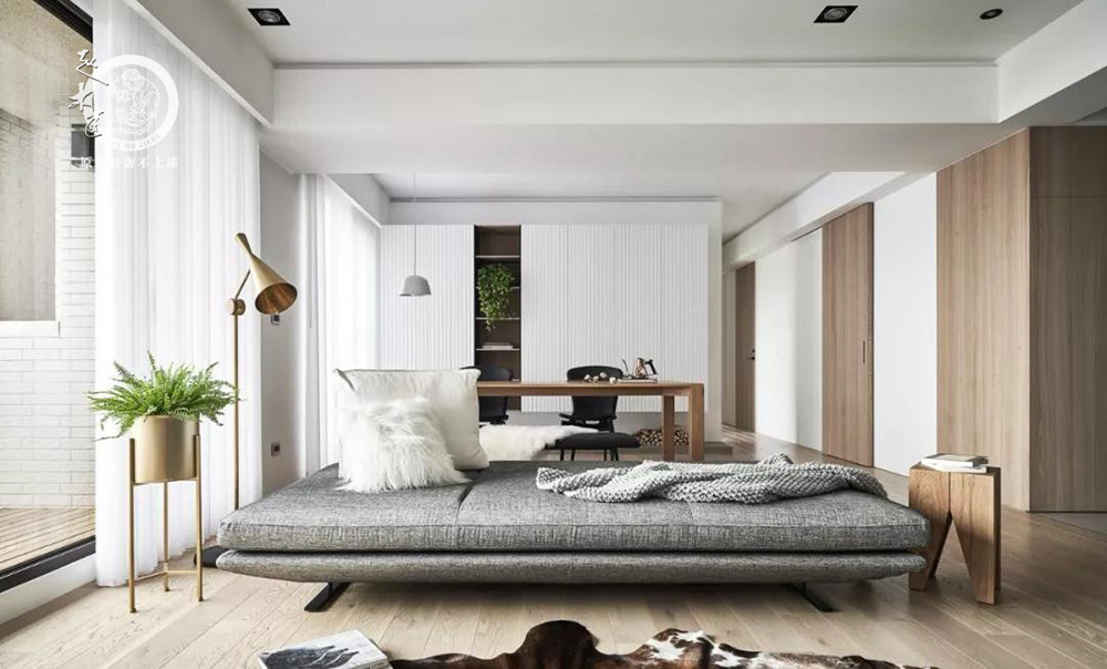 極簡(jiǎn)輕奢客廳