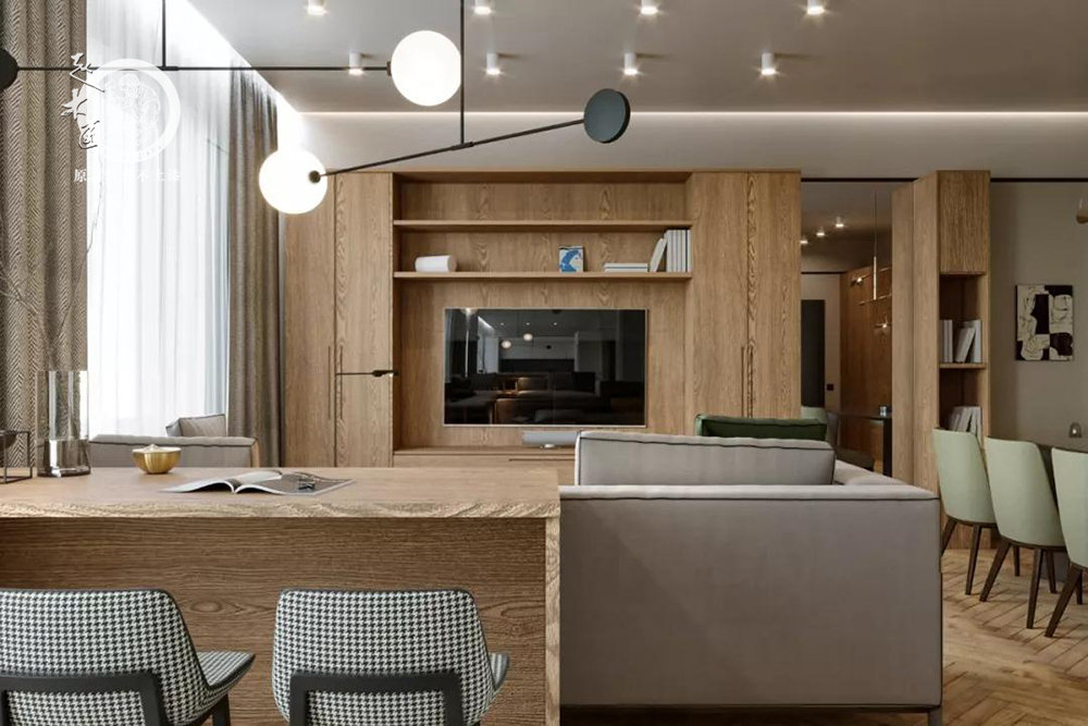 極簡(jiǎn)輕奢客廳