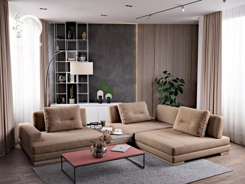 極簡(jiǎn)輕奢客廳