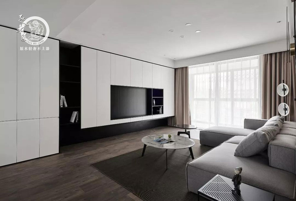 極簡(jiǎn)輕奢客廳