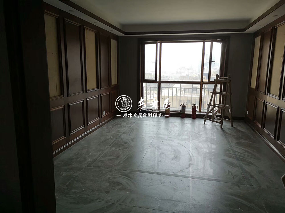 新中式原木全屋定制