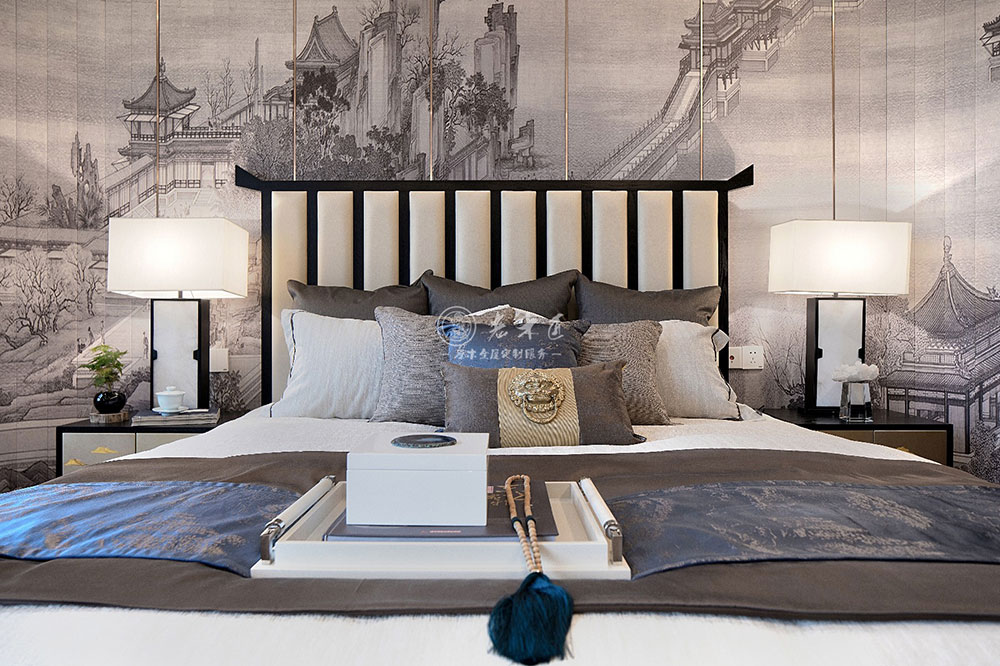 現(xiàn)代新中式別墅原木定制