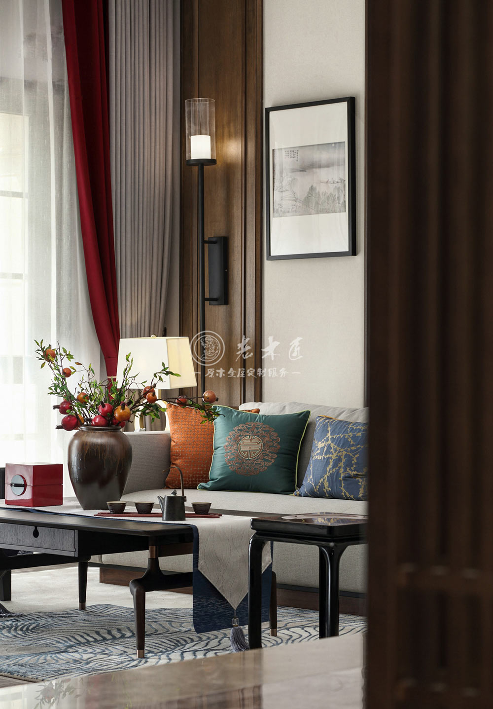 新中式別墅原木家居