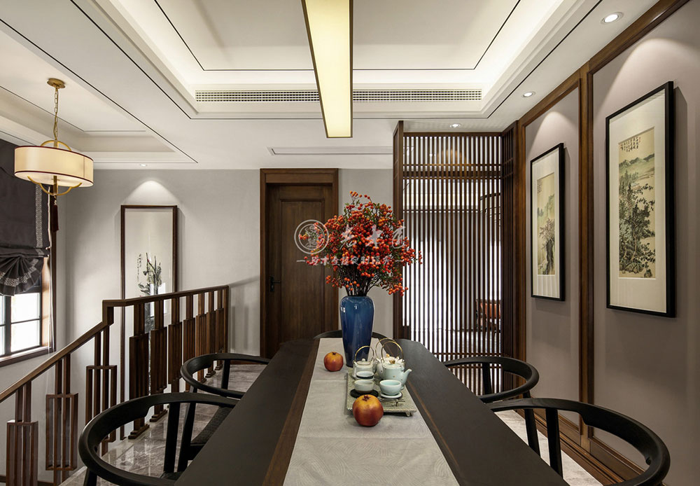 新中式別墅原木家居