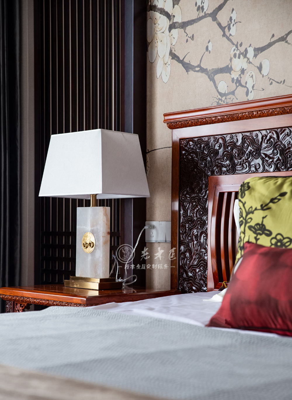 中式園林庭院別墅原木家居